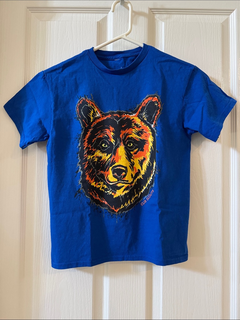 NWOT Official Cub Scout Bear Rank Graphic T Size Youth Medium BSA Scouting BTS